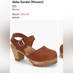 MIA ABBA Clog- size 6 1/2